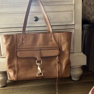REBECCA MINKOFF leather tote bag